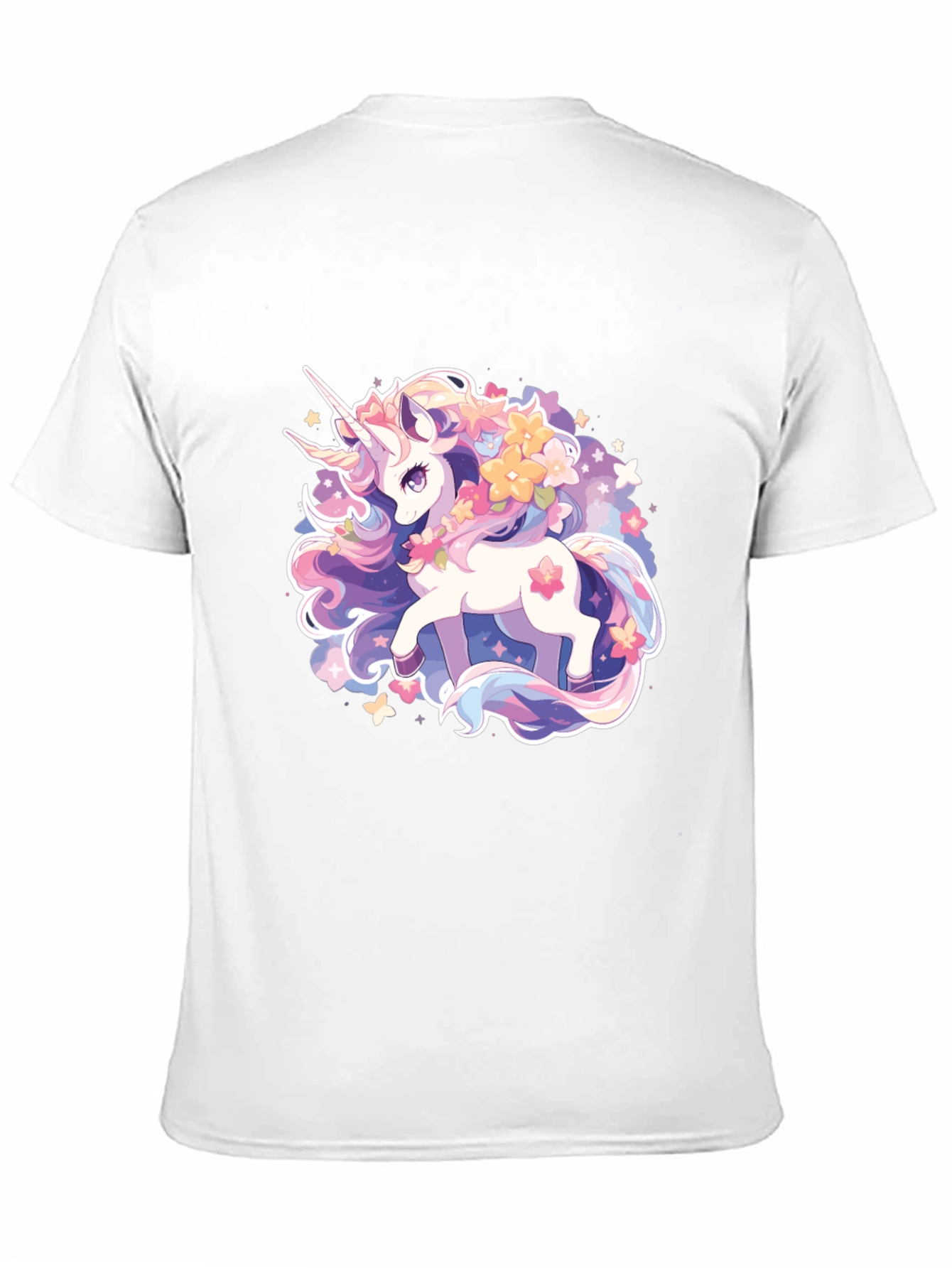 Magical Unicorn Graphic Tee - Black