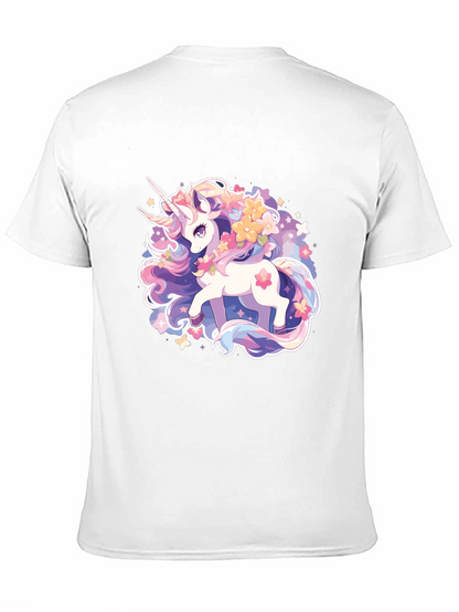 Magical Unicorn Graphic Tee - Black
