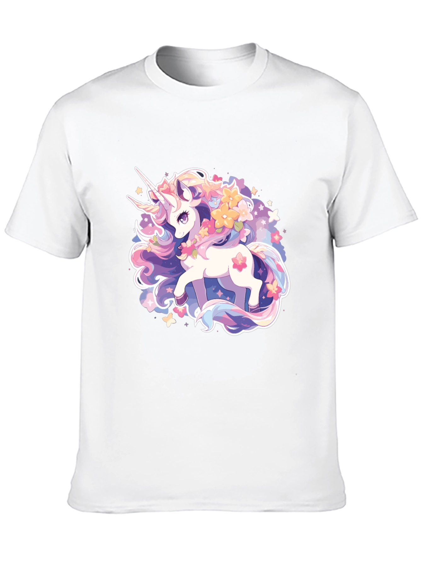 Magical Unicorn Graphic Tee - Black