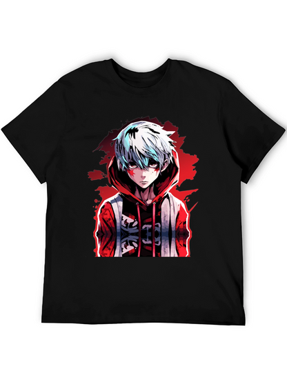 Anime Style Graphic Print Tee