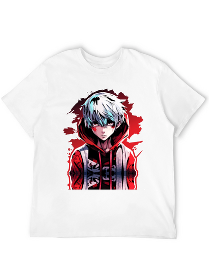 Anime Style Graphic Print Tee