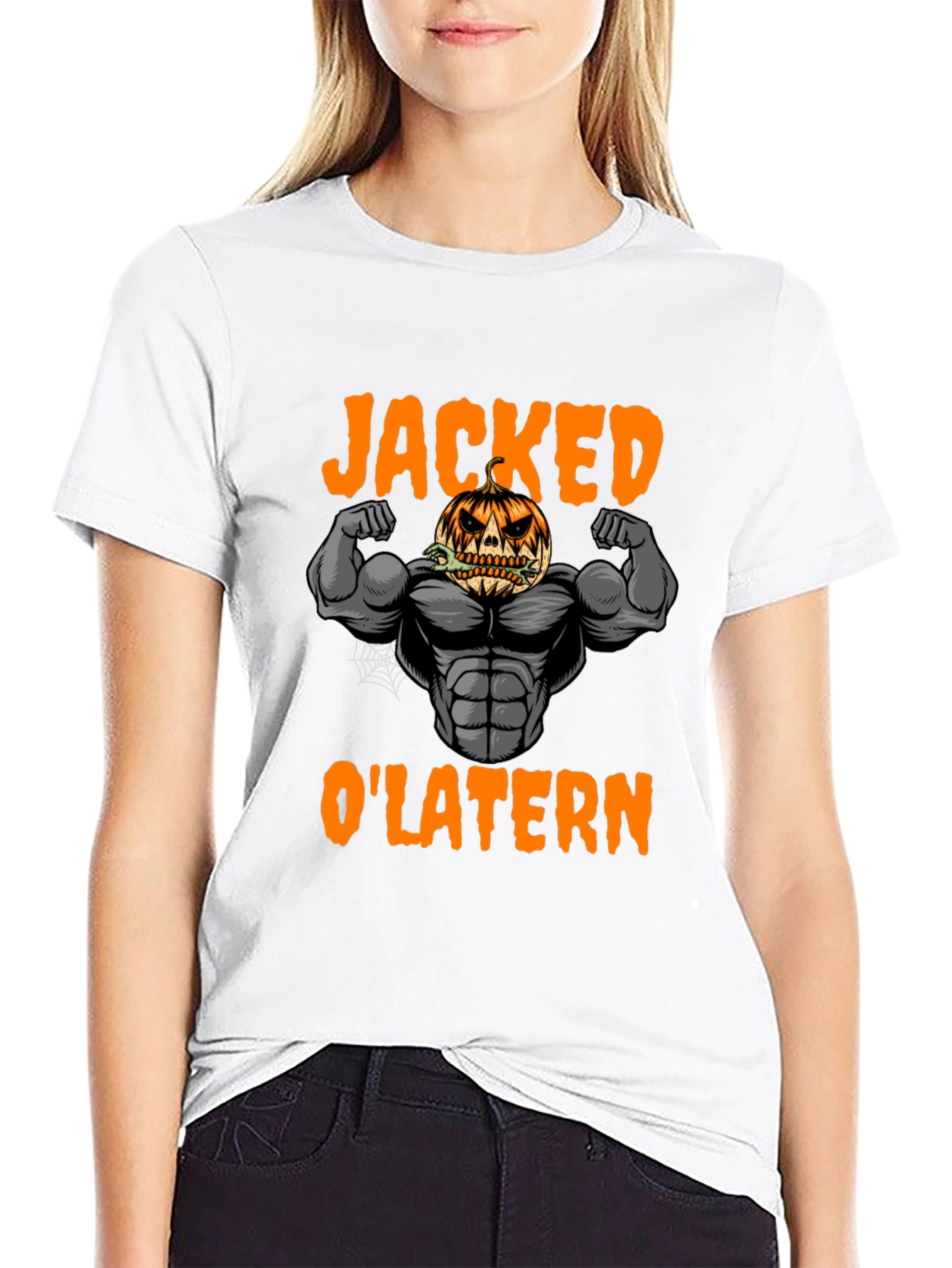 Jacked OLantern Halloween Graphic Tee