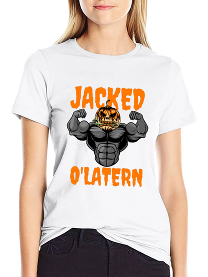 Jacked OLantern Halloween Graphic Tee