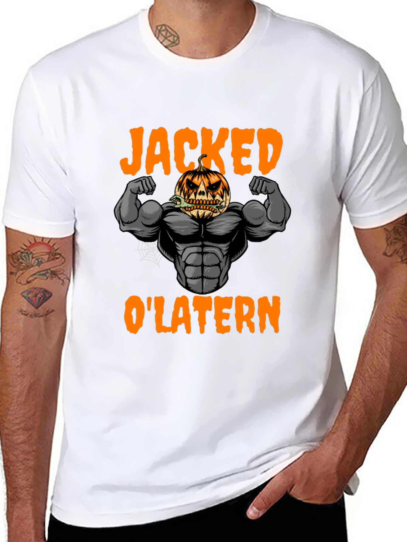 Jacked OLantern Halloween Graphic Tee