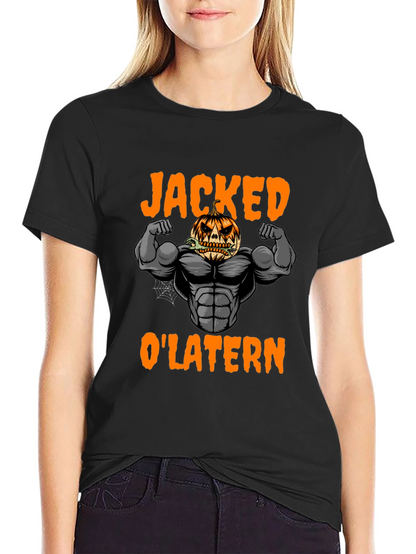 Jacked OLantern Halloween Graphic Tee
