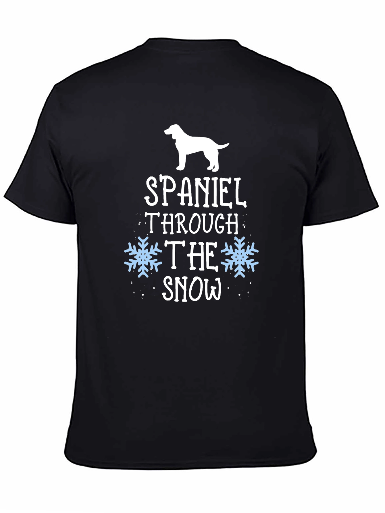 Spaniel Through the Snow Graphic Tee