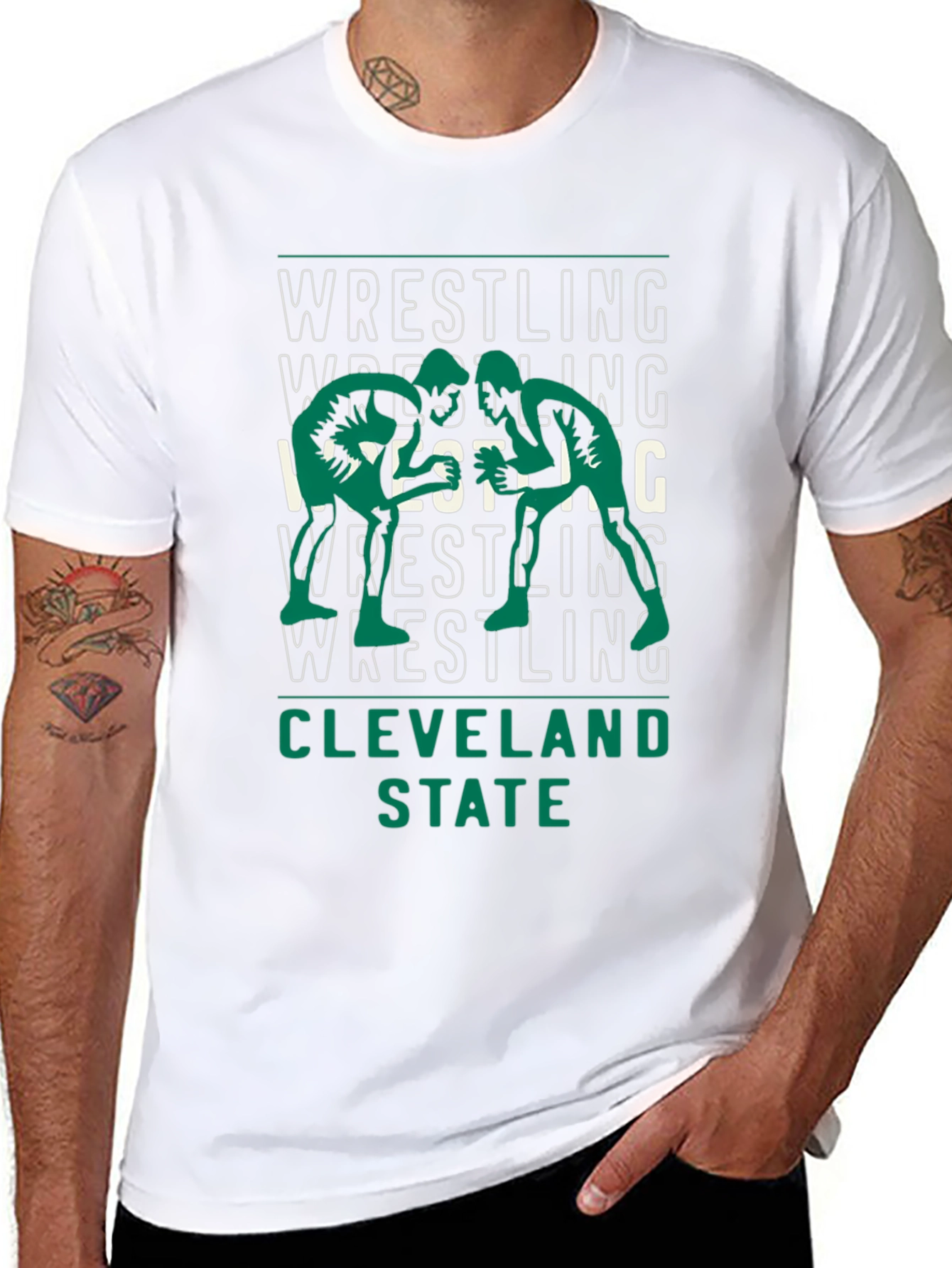 Cleveland State Wrestling T-Shirt