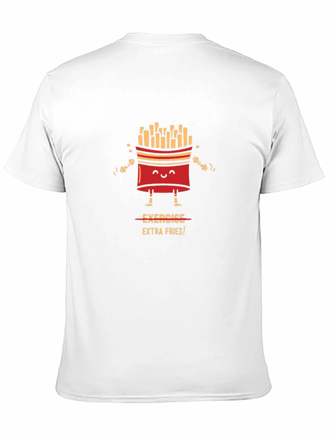 Exercise Extra Fries Graphic T-Shirt