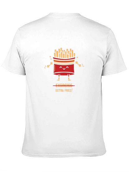 Exercise Extra Fries Graphic T-Shirt