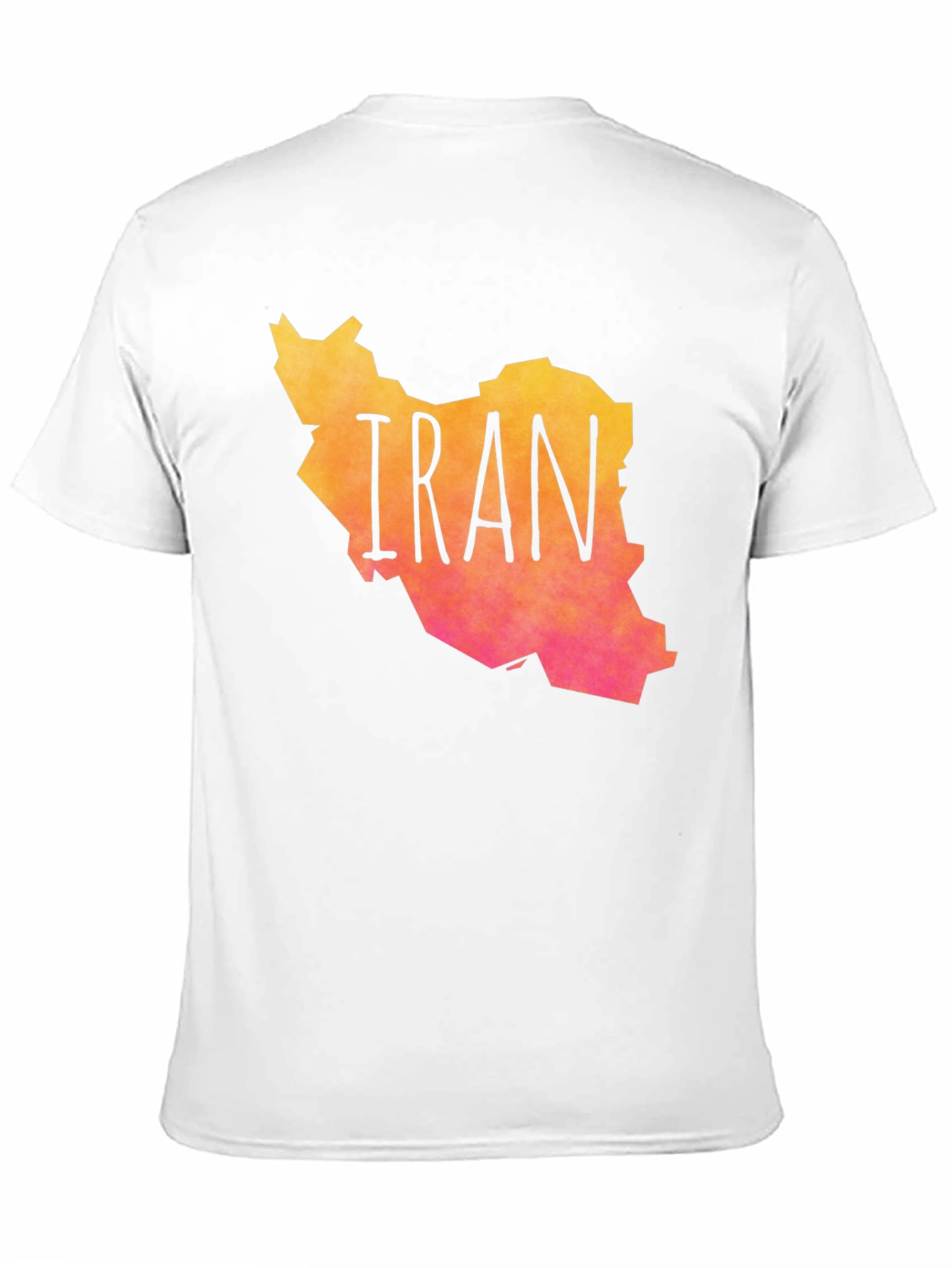 Iran Map Graphic Print T-Shirt