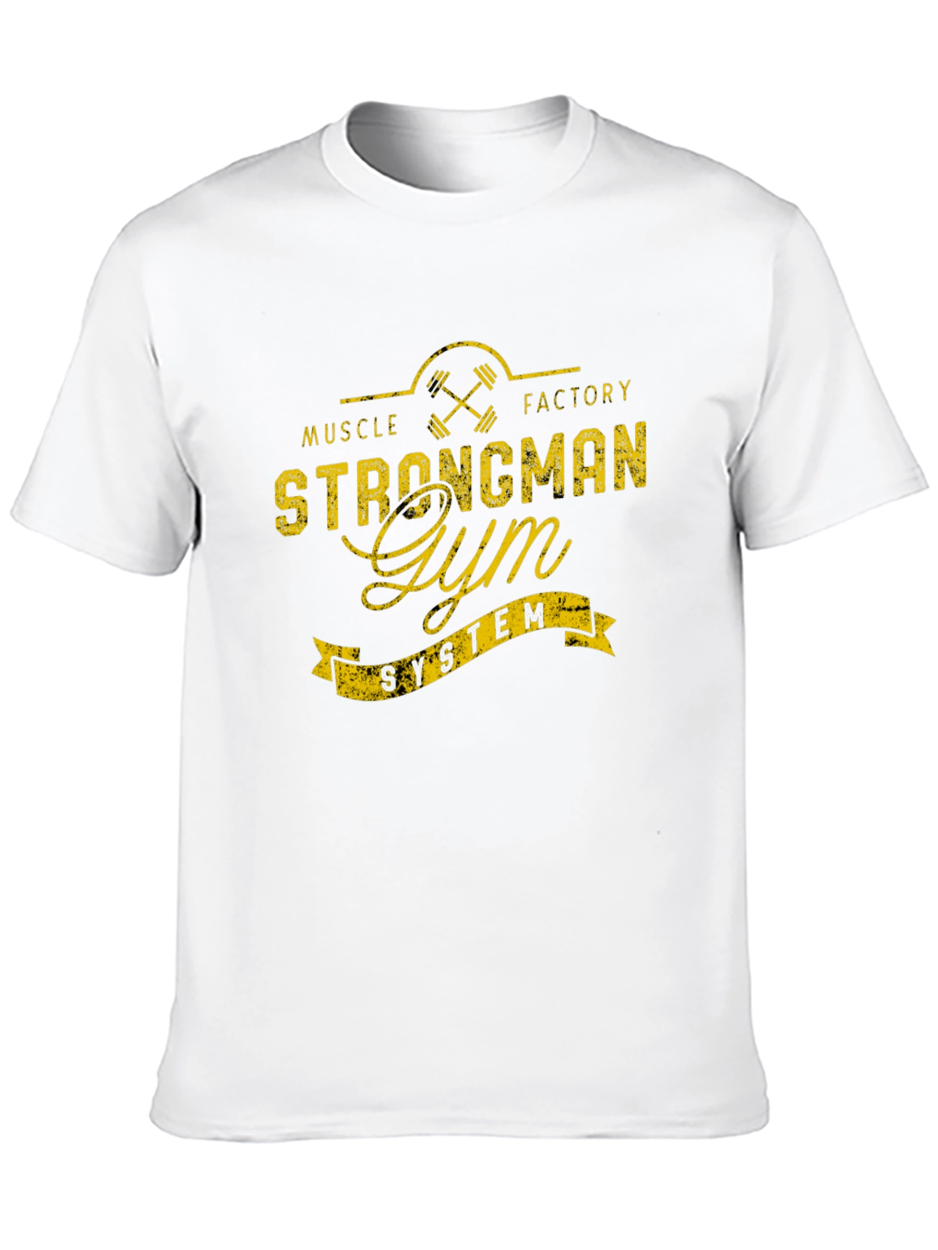 Strongman Gym T-Shirt - Muscle Factory System