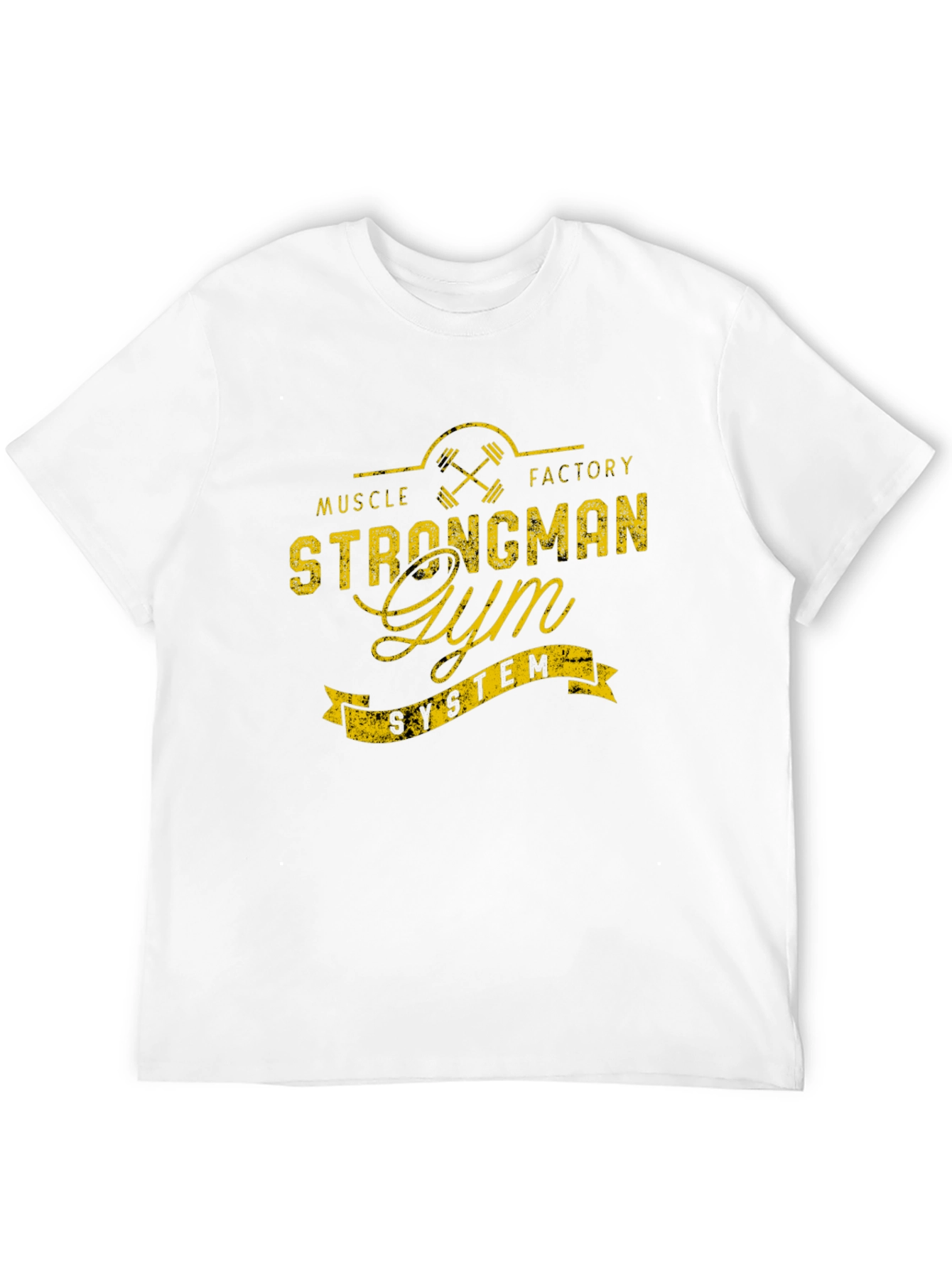 Strongman Gym T-Shirt - Muscle Factory System