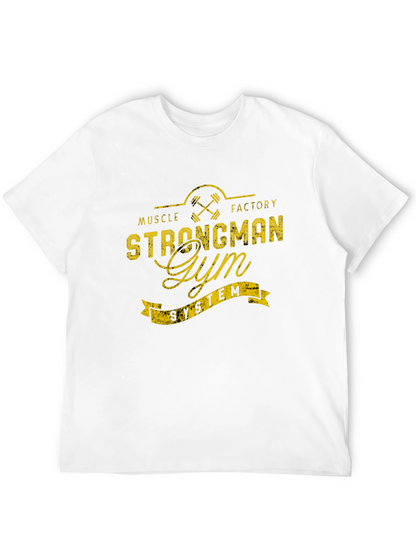 Strongman Gym T-Shirt - Muscle Factory System
