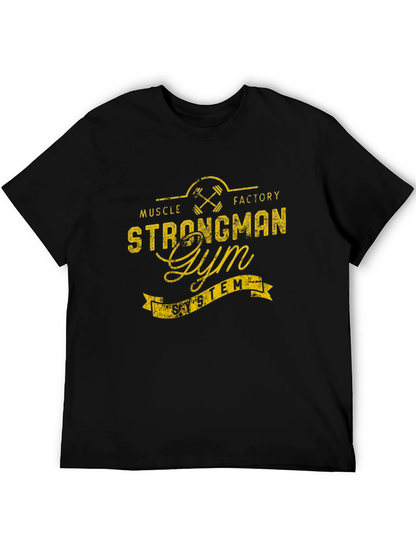 Strongman Gym T-Shirt - Muscle Factory System