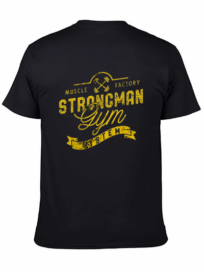 Strongman Gym T-Shirt - Muscle Factory System