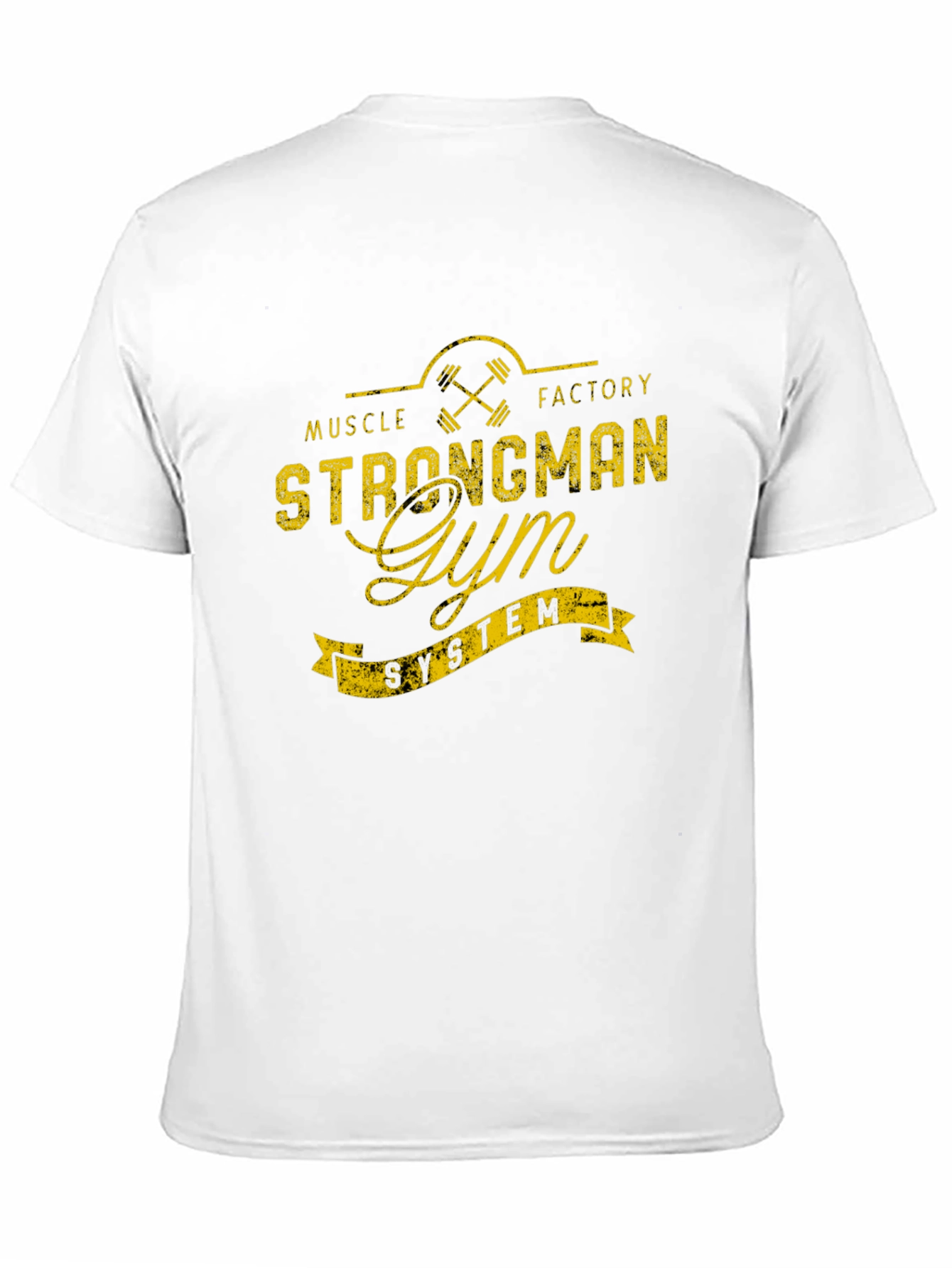 Strongman Gym T-Shirt - Muscle Factory System