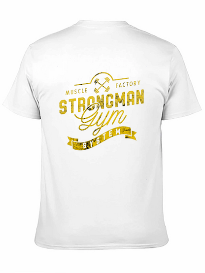 Strongman Gym T-Shirt - Muscle Factory System