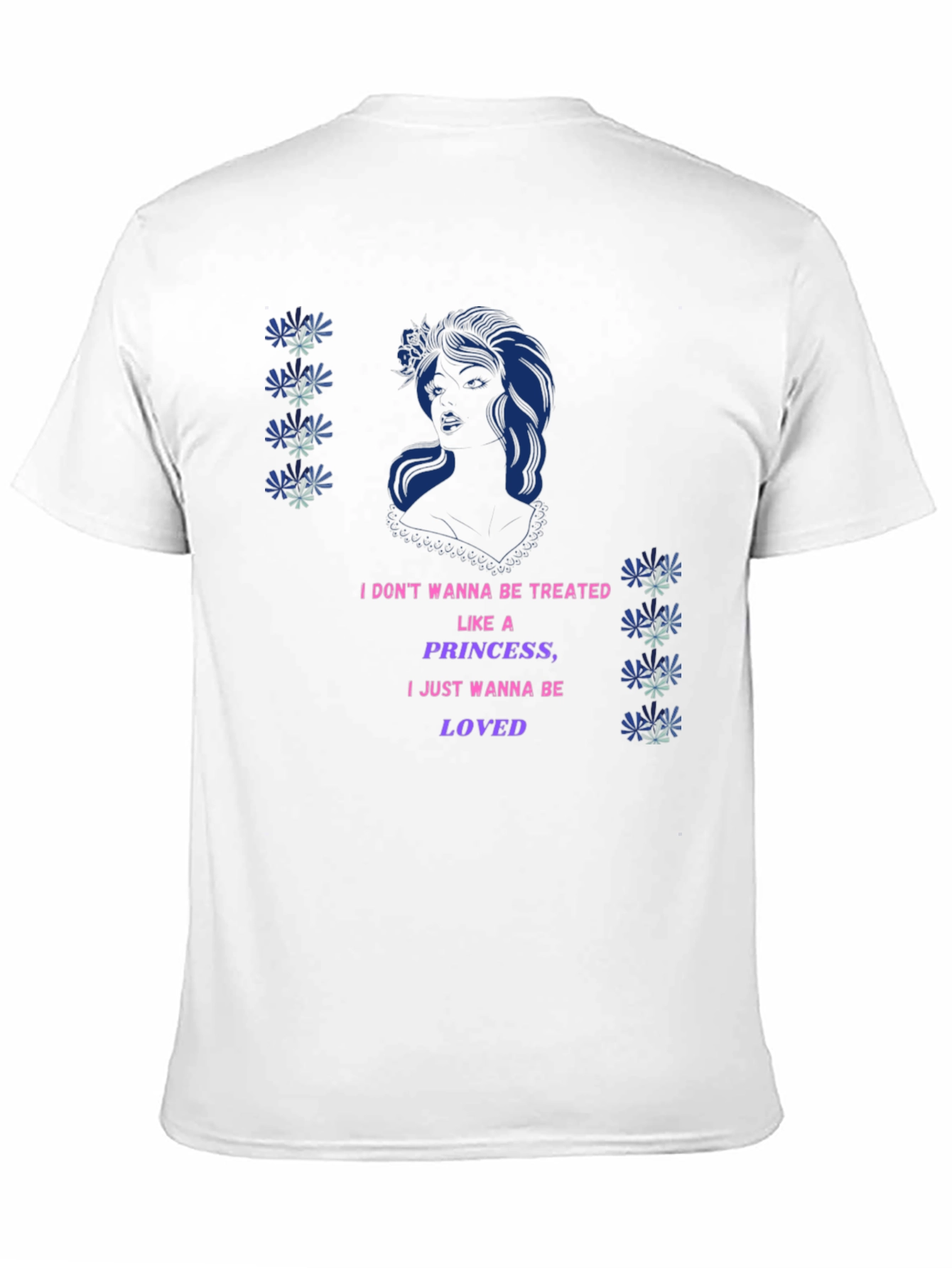 Graphic Print T-Shirt - Princess Loved Design