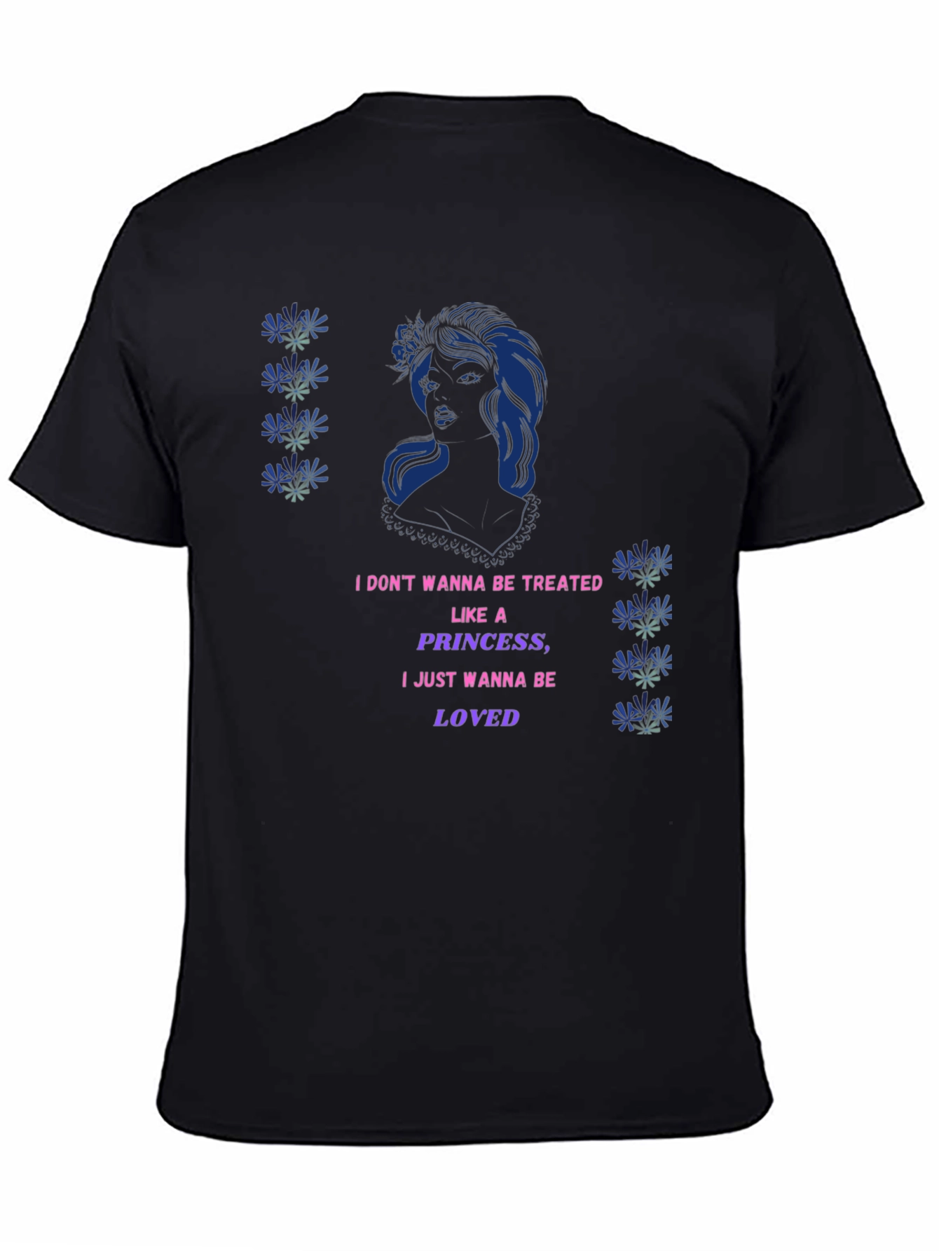 Graphic Print T-Shirt - Princess Loved Design