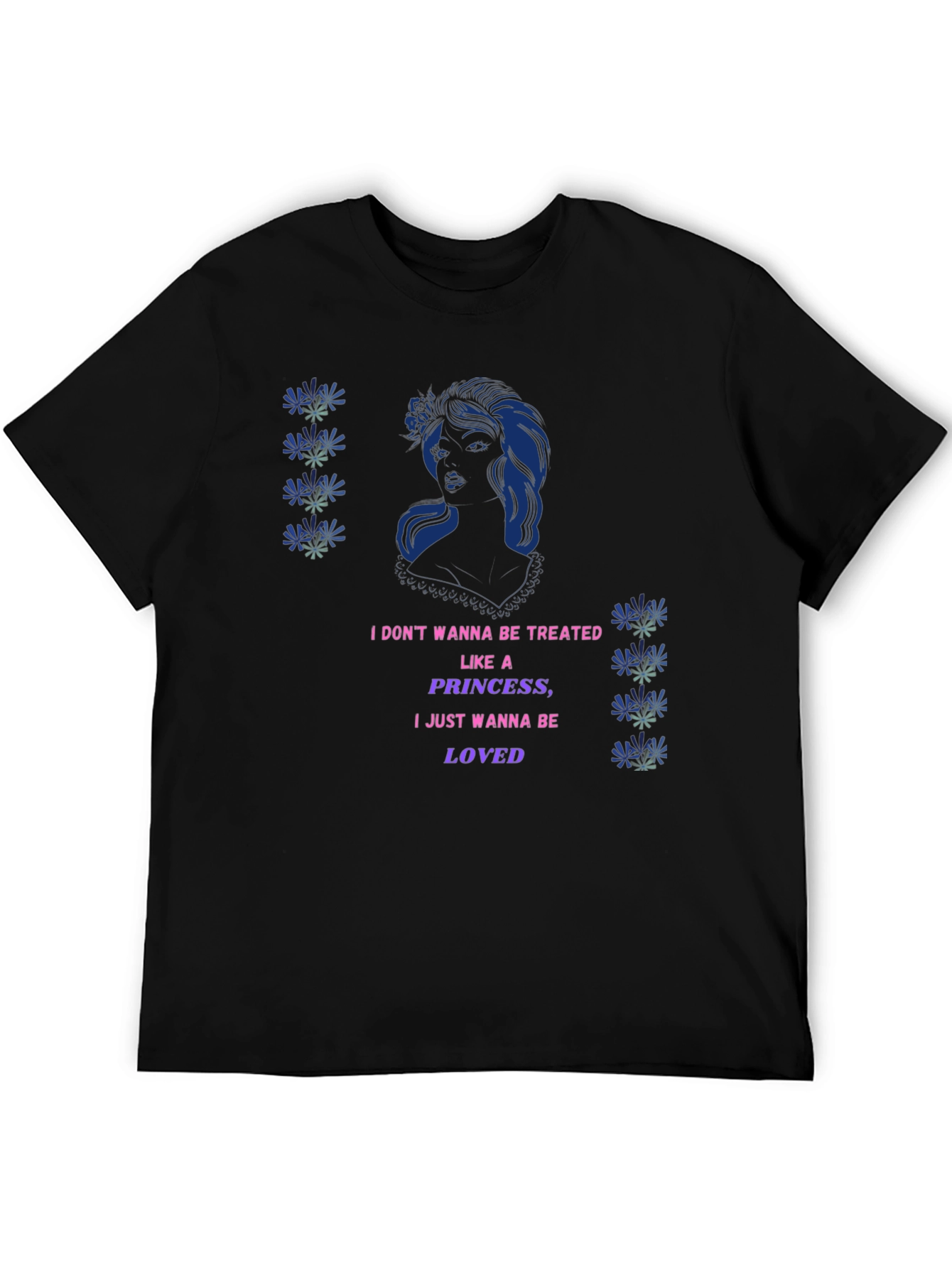 Graphic Print T-Shirt - Princess Loved Design
