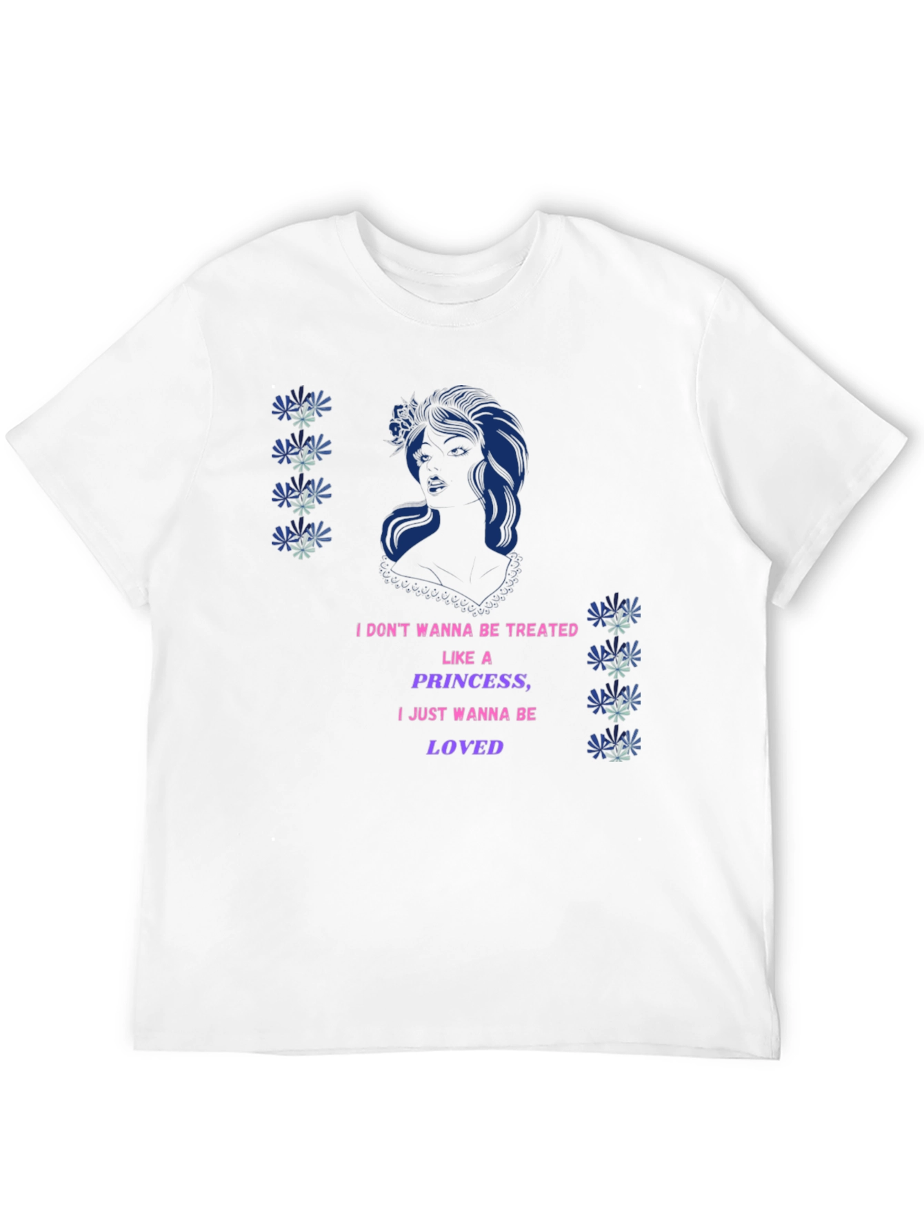 Graphic Print T-Shirt - Princess Loved Design