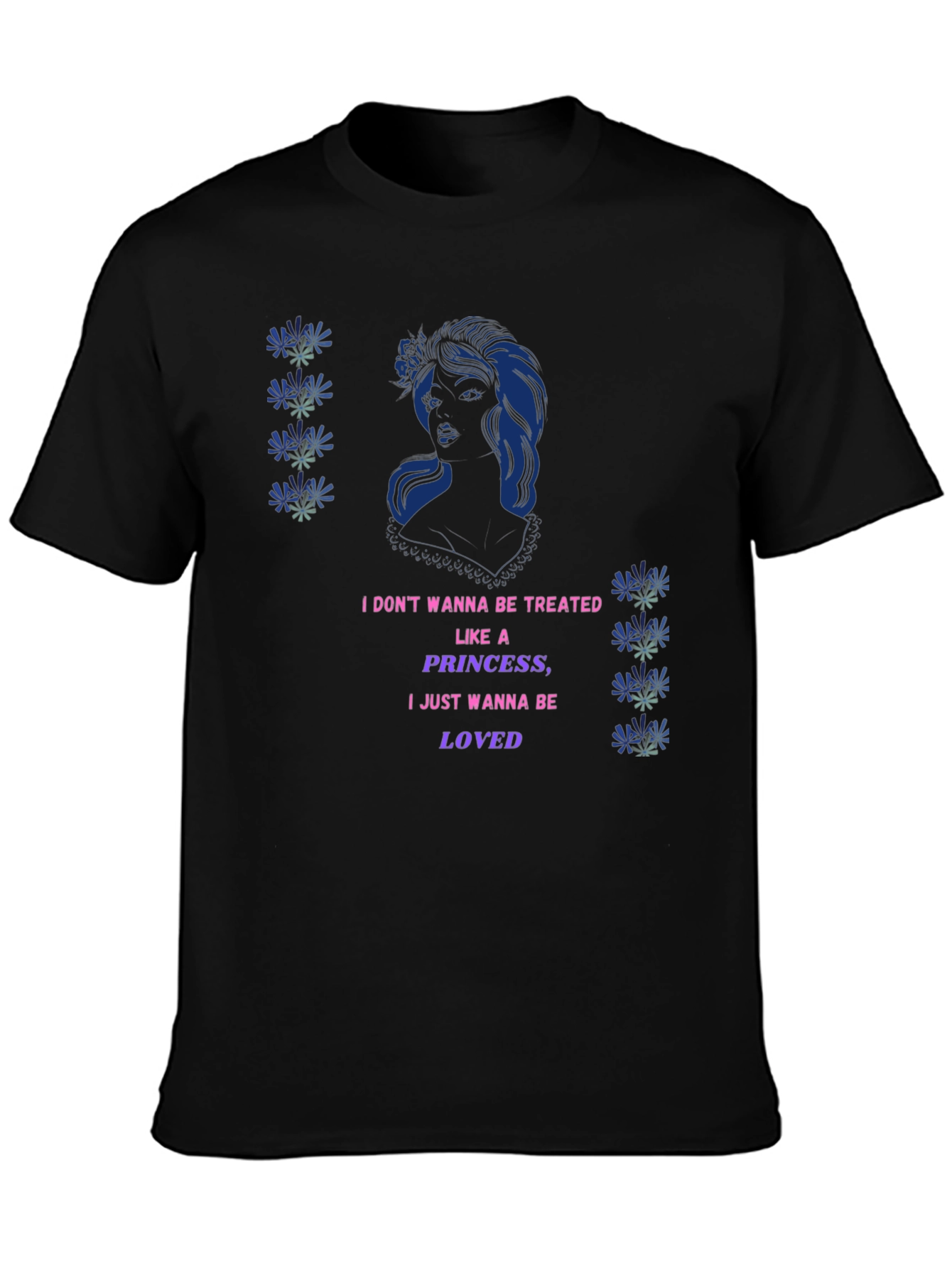 Graphic Print T-Shirt - Princess Loved Design
