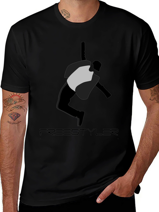 Freestyler Graphic Tee - Mens Black T-Shirt