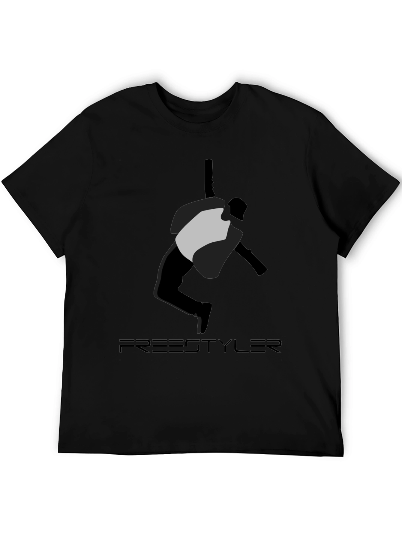 Freestyler Graphic Tee - Mens Black T-Shirt