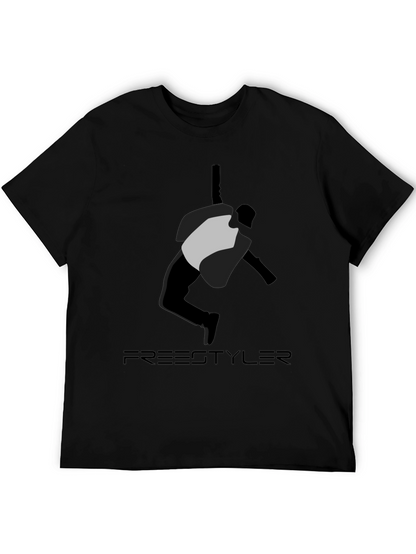Freestyler Graphic Tee - Mens Black T-Shirt