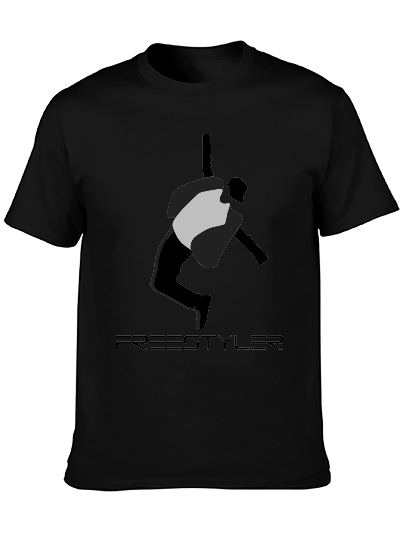 Freestyler Graphic Tee - Mens Black T-Shirt