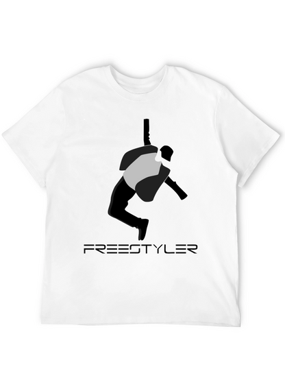 Freestyler Graphic Tee - Mens Black T-Shirt