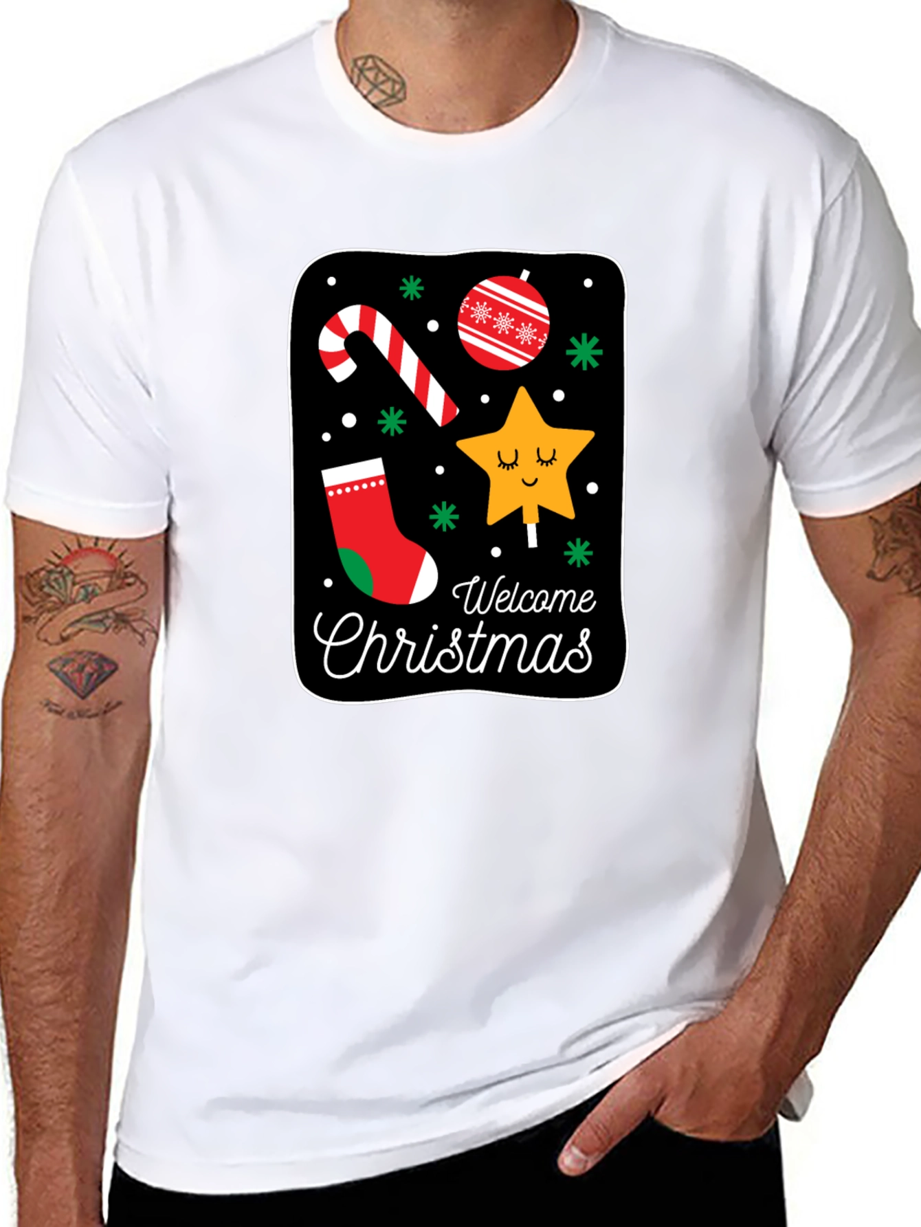 Welcome Christmas Graphic Tee