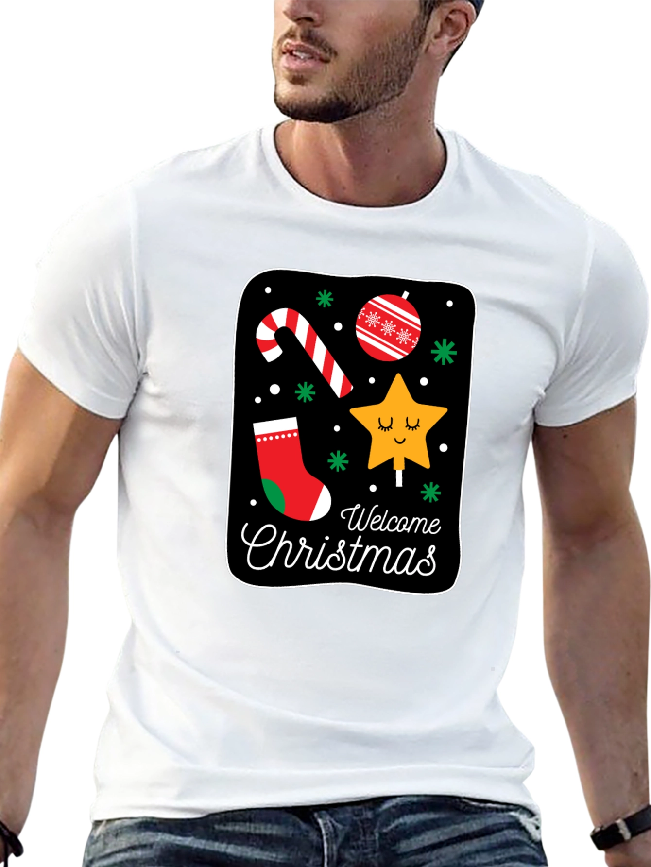 Welcome Christmas Graphic Tee