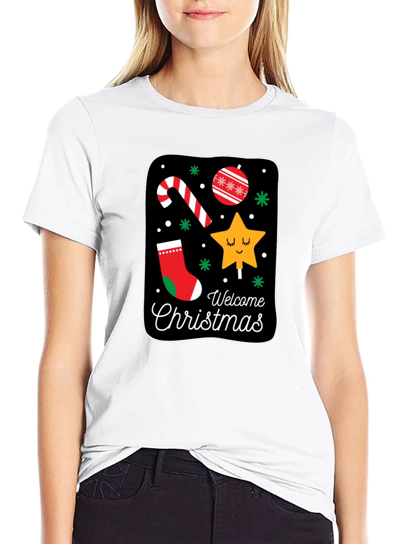 Welcome Christmas Graphic Tee
