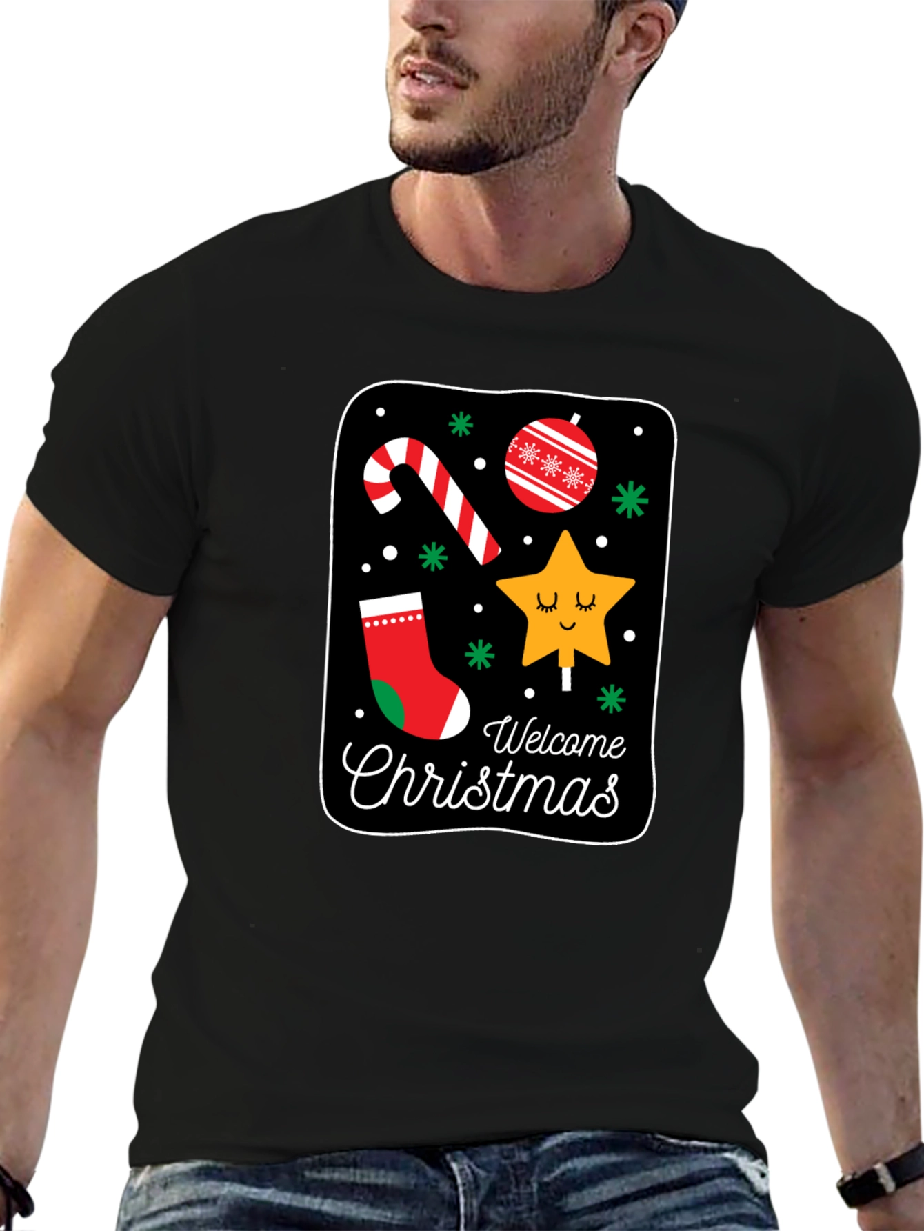 Welcome Christmas Graphic Tee