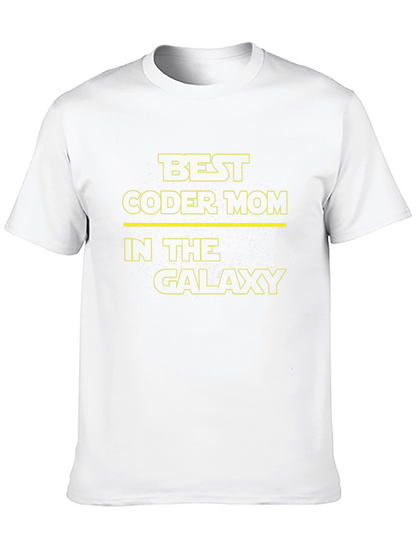 Best Coder Mom Galaxy T-Shirt