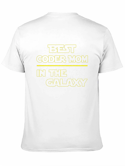 Best Coder Mom Galaxy T-Shirt