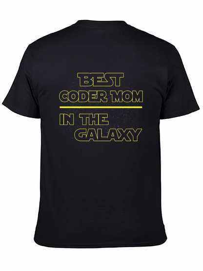 Best Coder Mom Galaxy T-Shirt