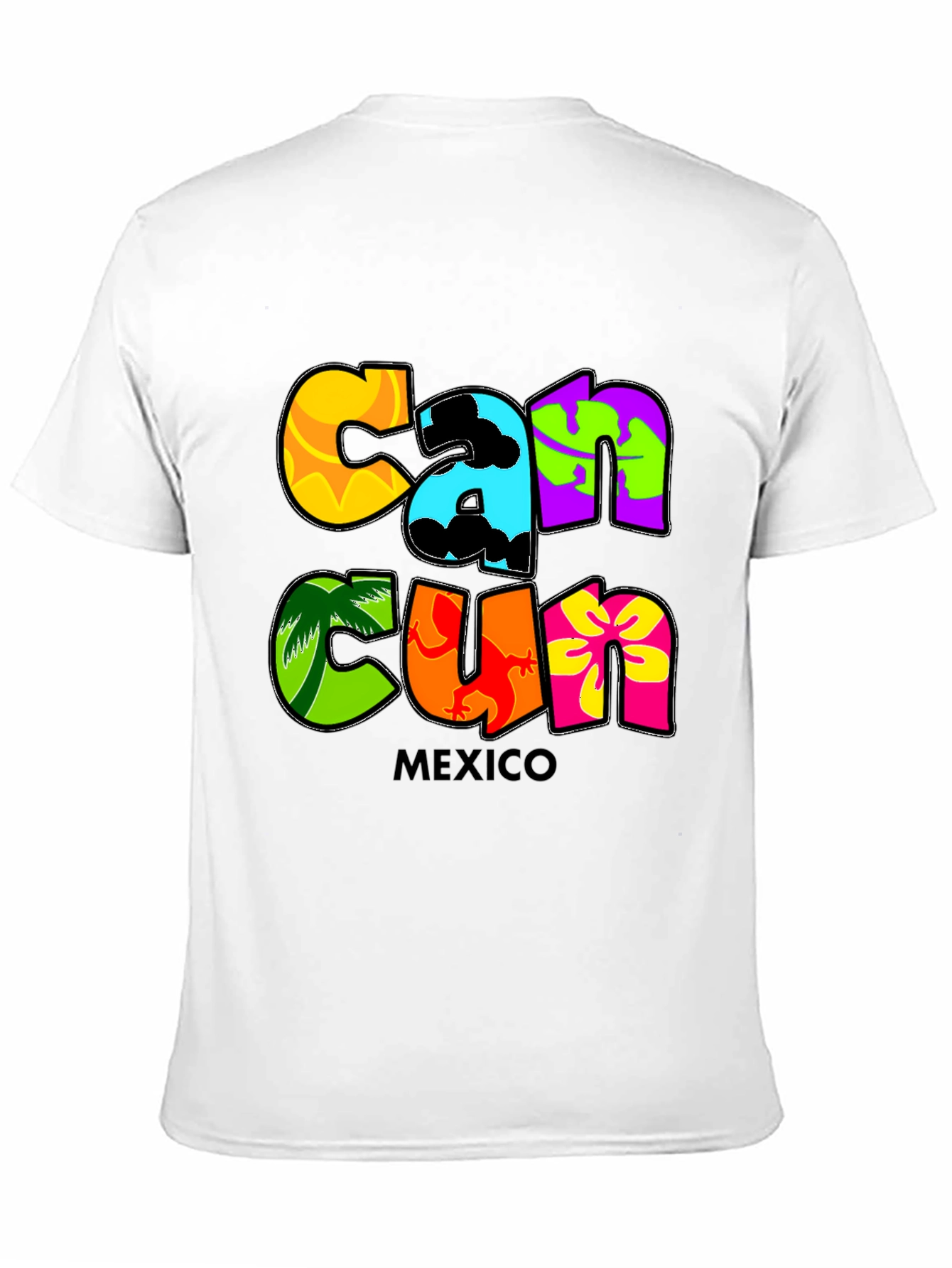 Cancun Mexico Graphic Tee - Tropical Vacation Shirt