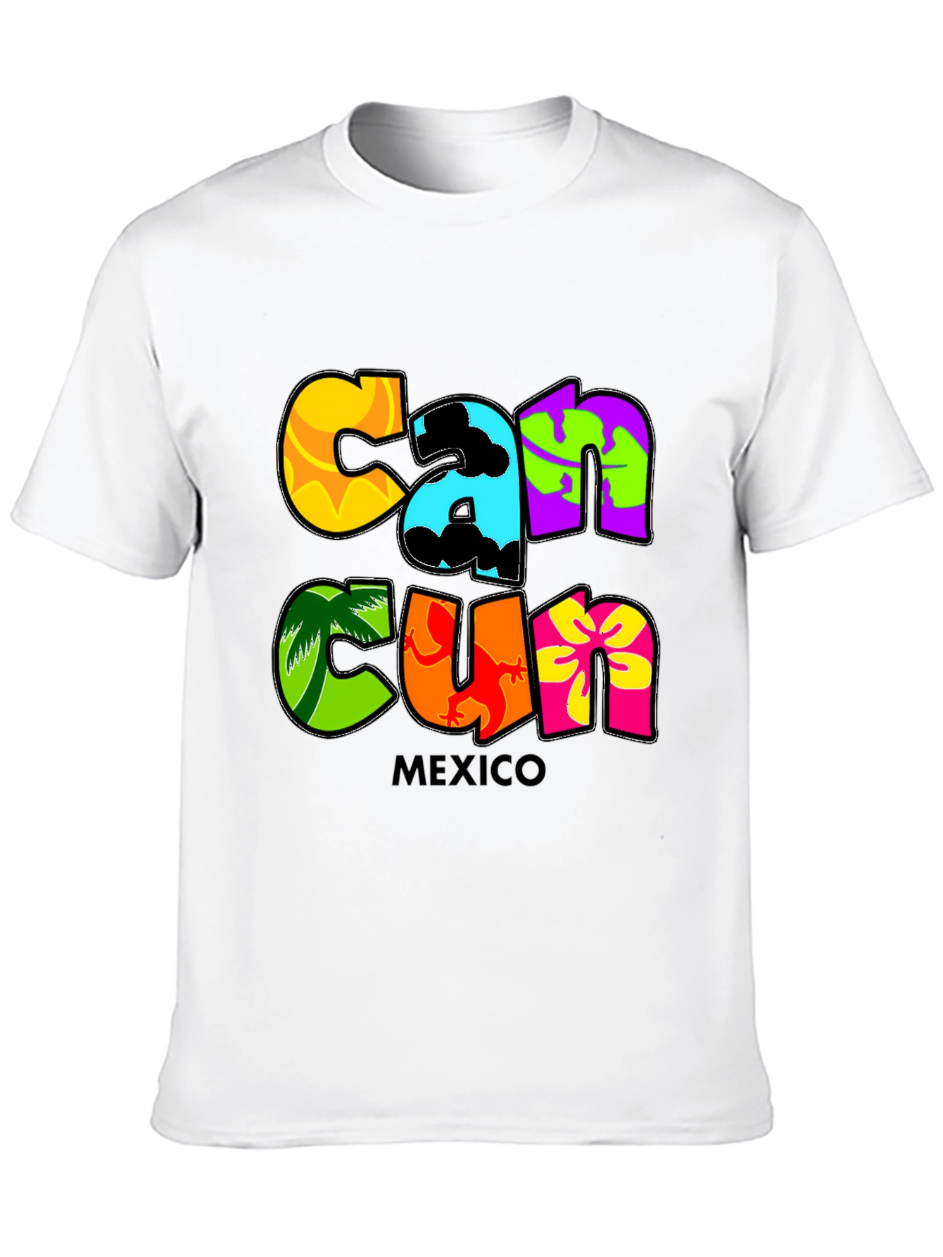 Cancun Mexico Graphic Tee - Tropical Vacation Shirt
