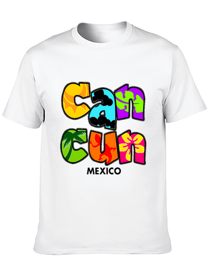 Cancun Mexico Graphic Tee - Tropical Vacation Shirt