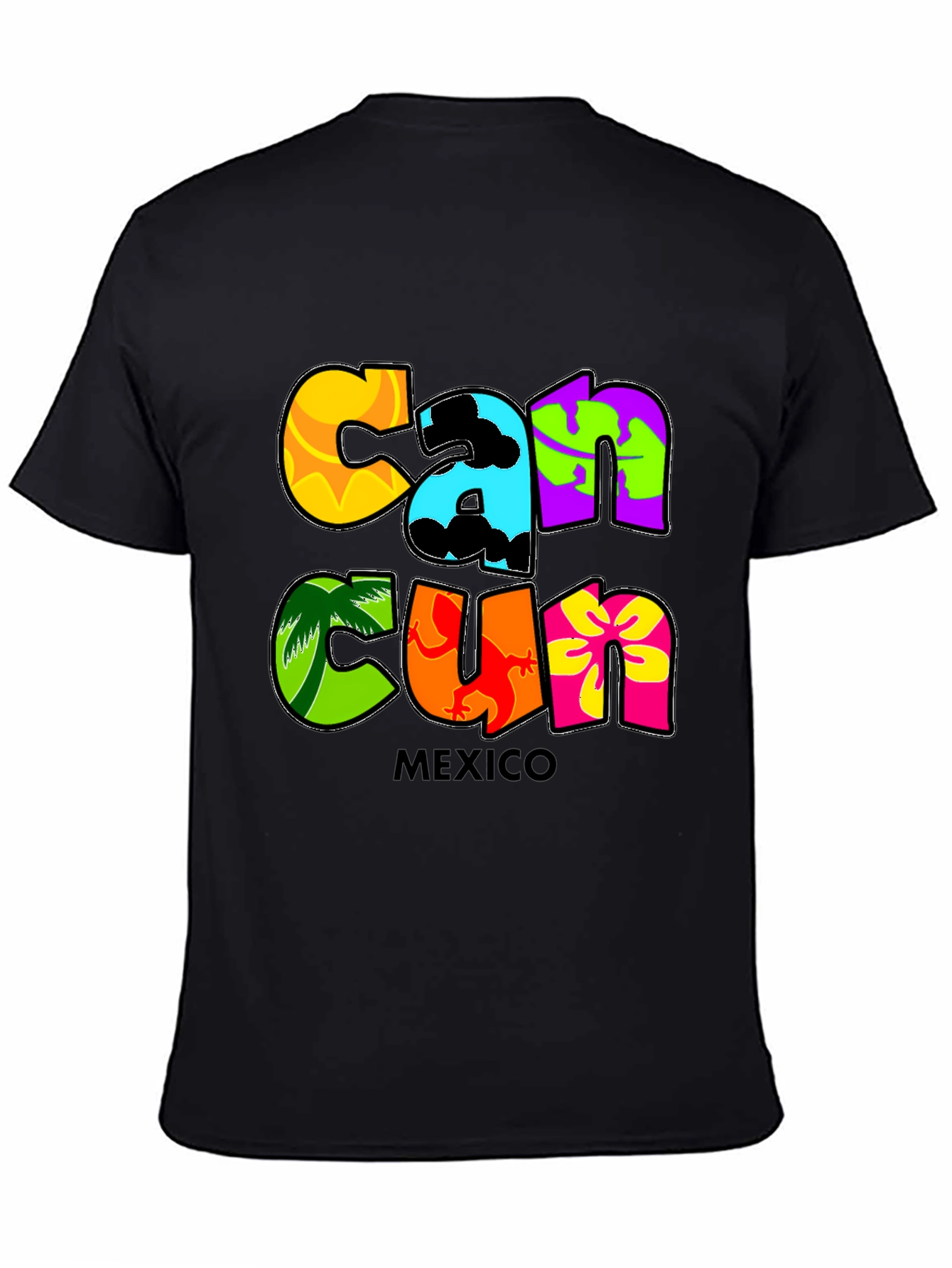 Cancun Mexico Graphic Tee - Tropical Vacation Shirt