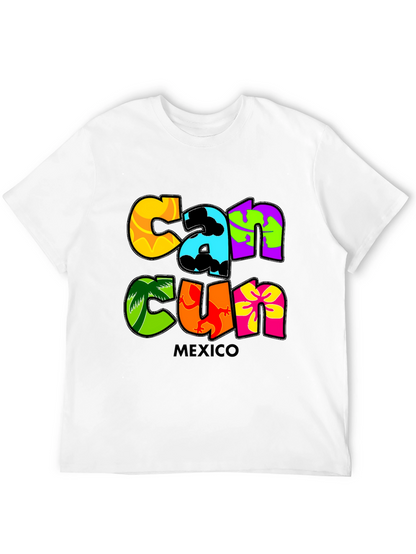 Cancun Mexico Graphic Tee - Tropical Vacation Shirt