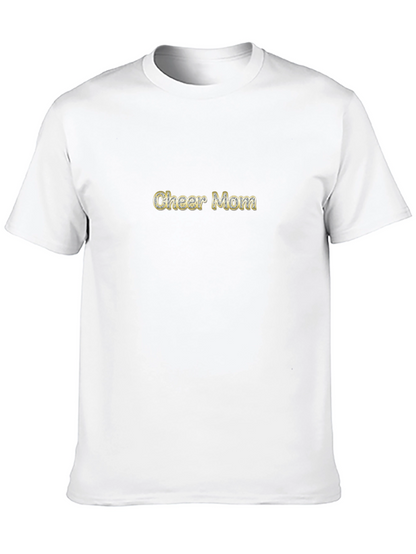 Cheer Mom T-Shirt - Black Cotton Tee
