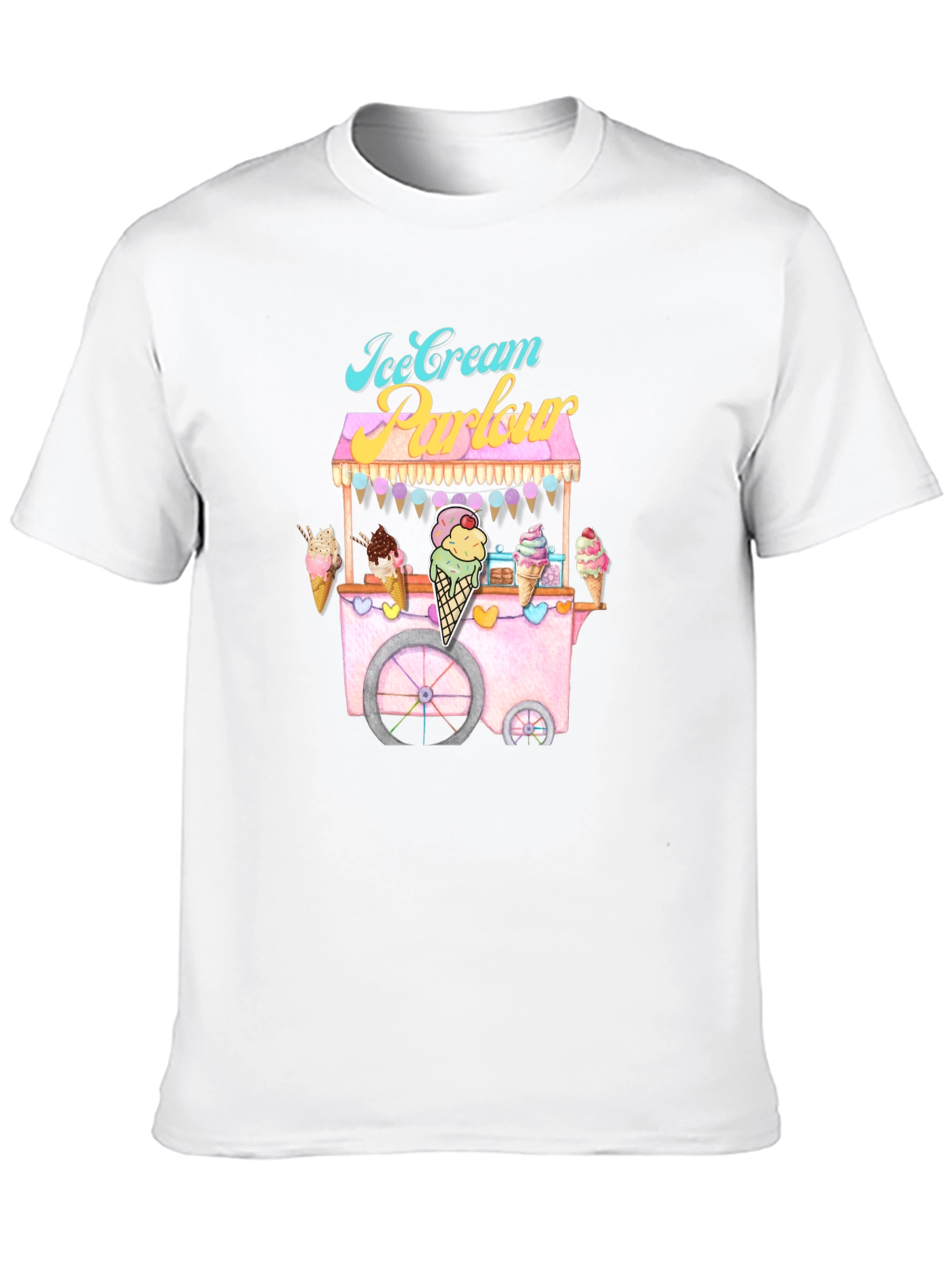 Ice Cream Parlor T-Shirt Foodie Fashion Tee