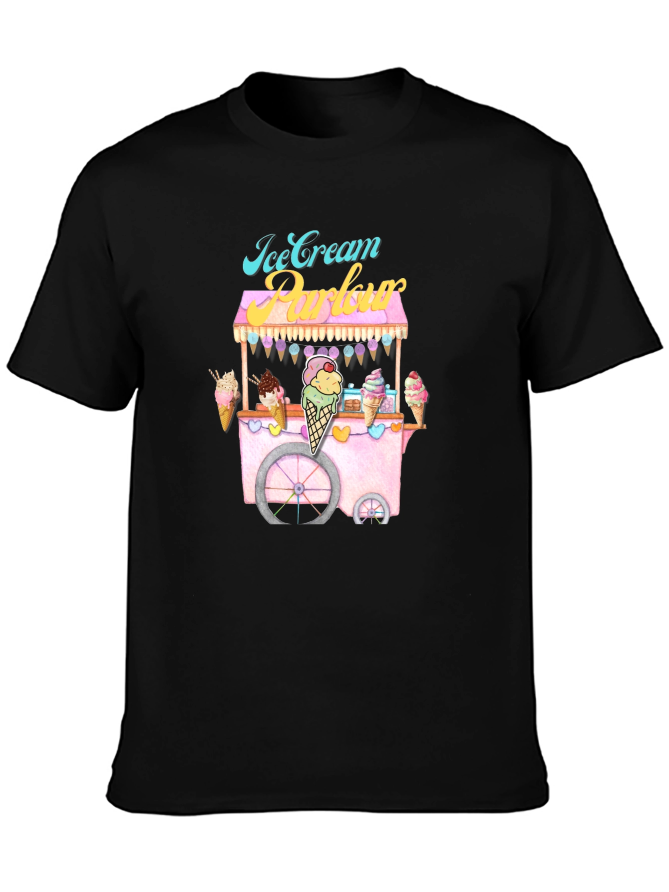 Ice Cream Parlor T-Shirt Foodie Fashion Tee