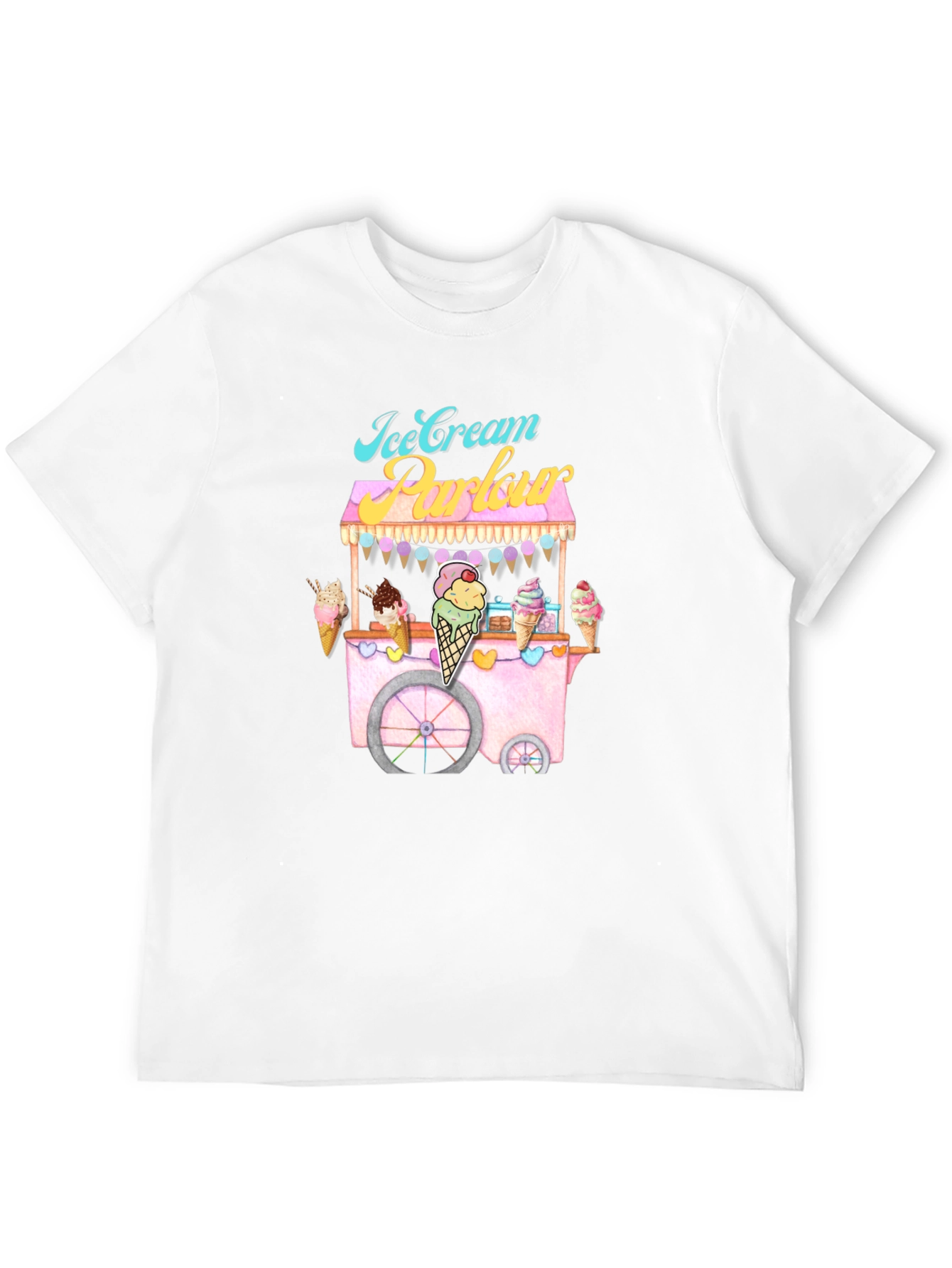 Ice Cream Parlor T-Shirt Foodie Fashion Tee
