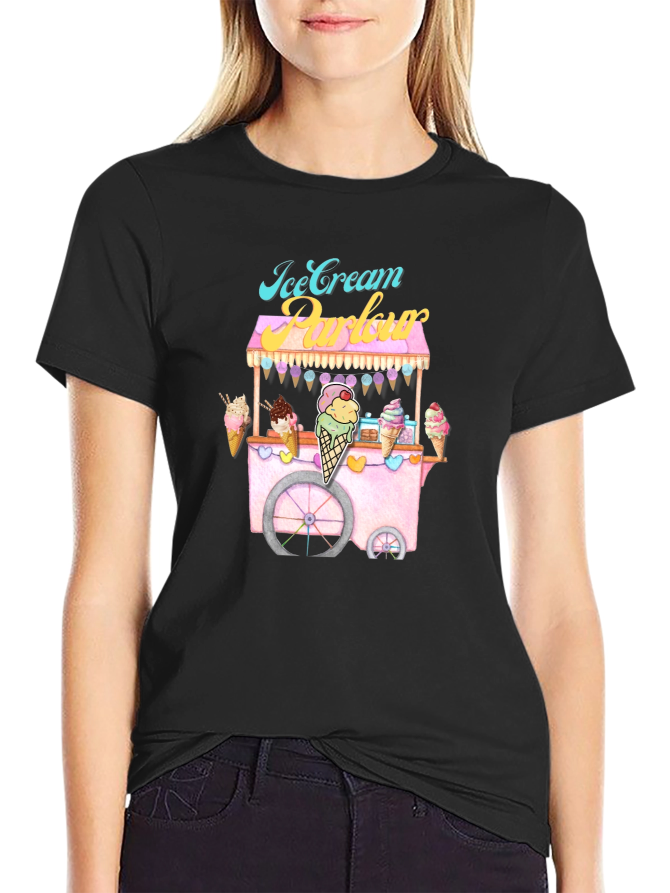 Ice Cream Parlor T-Shirt Foodie Fashion Tee