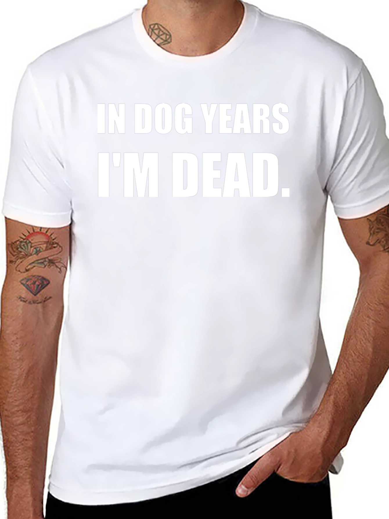 In Dog Years Im Dead Graphic T-Shirt