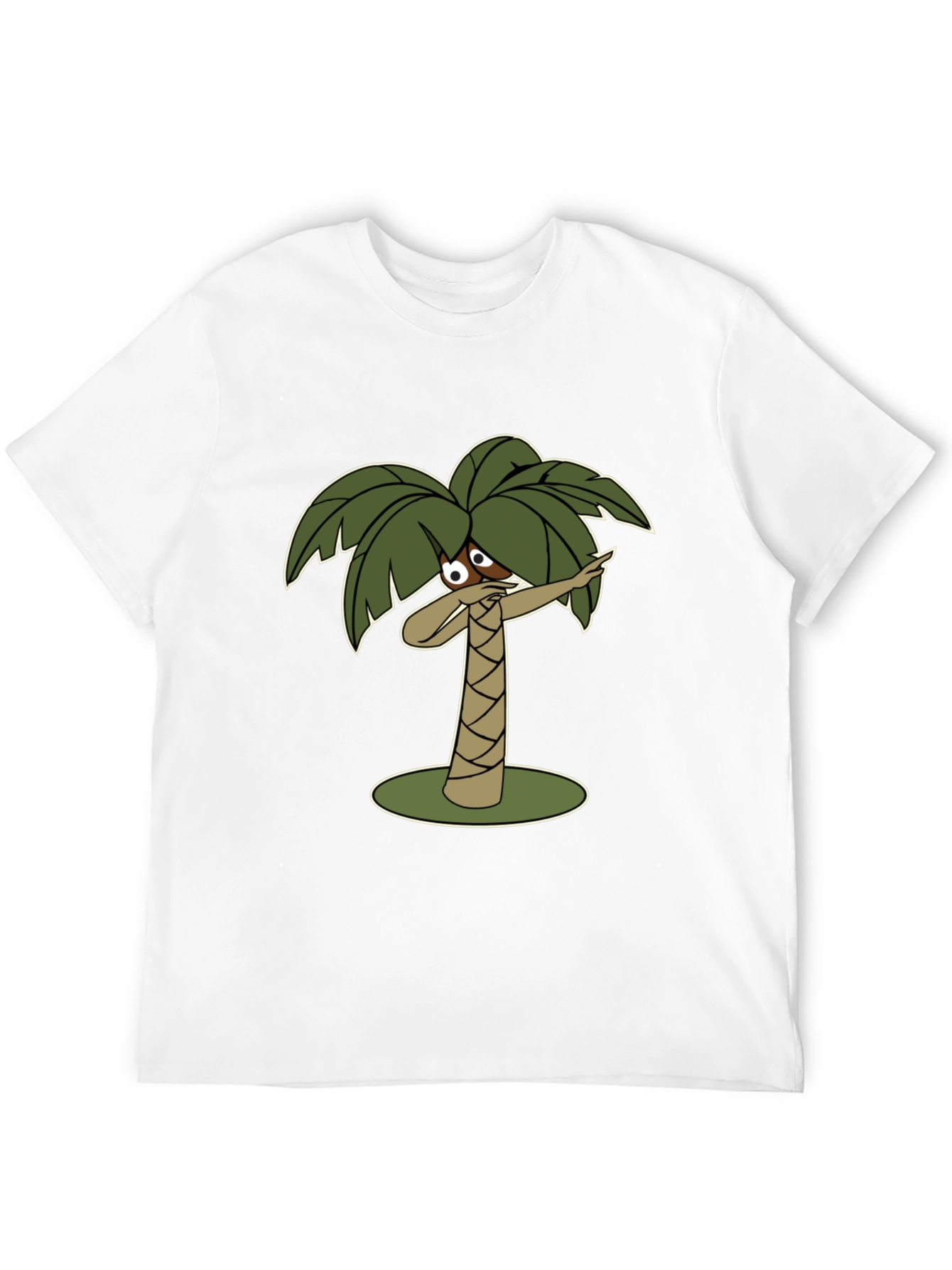 Dabbing Palm Tree Black T-Shirt